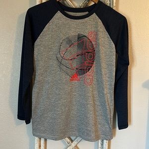 Like new Adidas kids long sleeved AEROREADY shirt